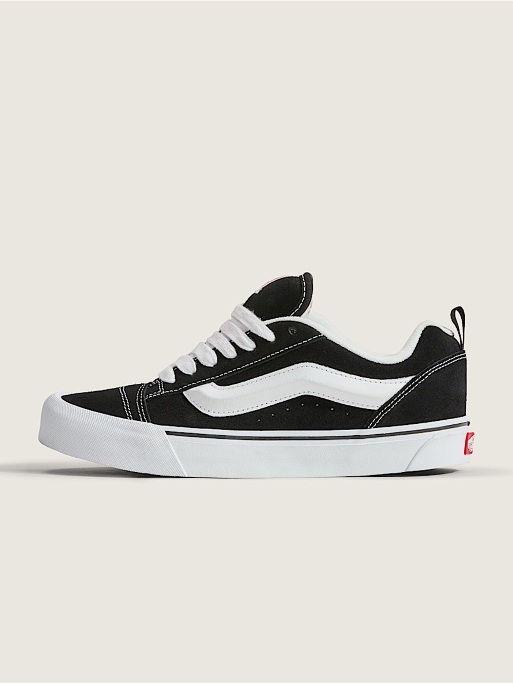 Vans Black and White Old Skool Low-Top Sneakers